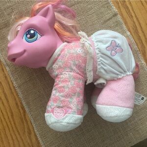 My Little Pony Pink Plush Rose Blossom with Floral Design